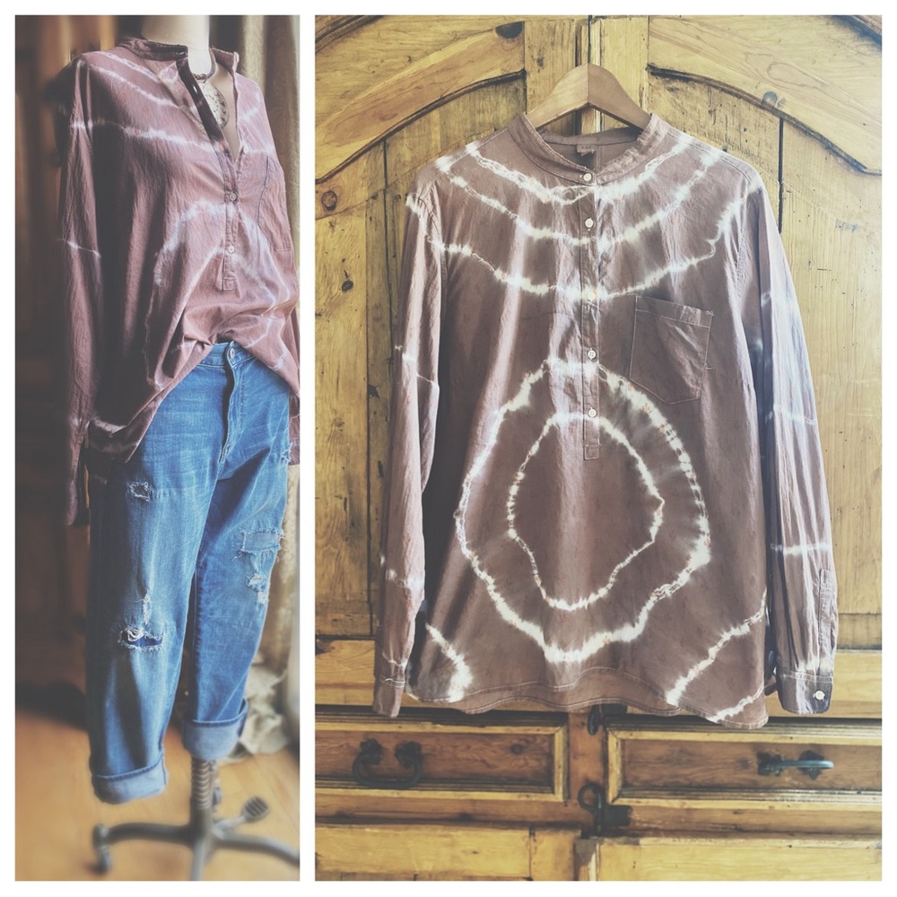 Dip Dye Peek A Boo Cacti Blouse